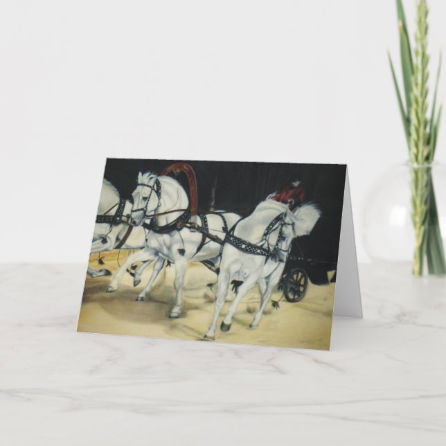 "Troika" Christmas card (Front)