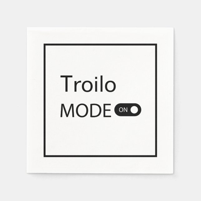 Troilo mode funny Tanguero Tango Dancer Milonga Napkin (Front)
