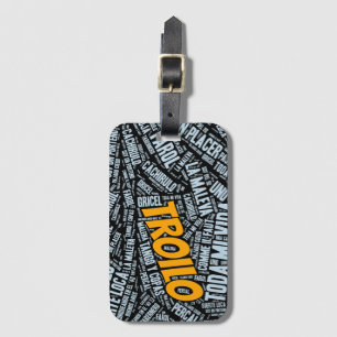 Troilo Tango Word Art Luggage Tag