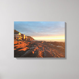 Trois-Pistoles Sunset Canvas Print