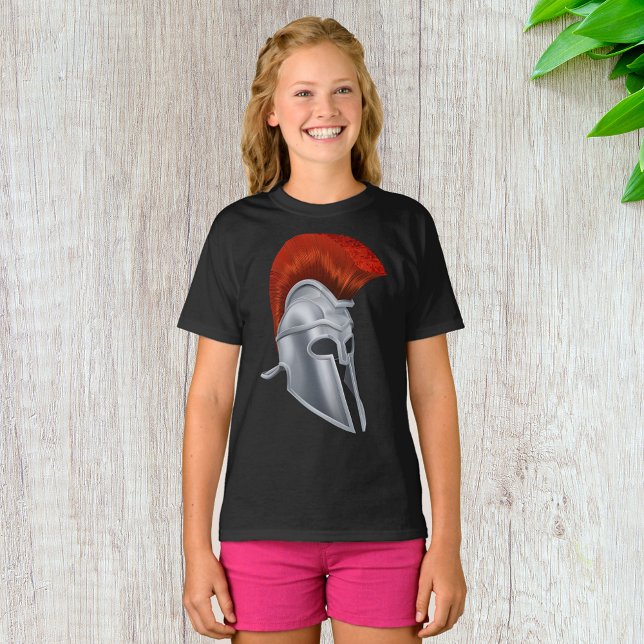 Trojan Helmet Girls T-Shirt (Creator Uploaded)