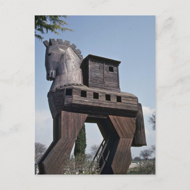 Trojan Horse Postcard (Front)