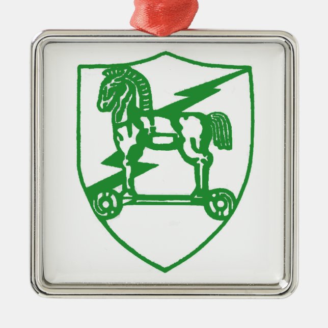 Trojan Products Metal Tree Decoration (Front)