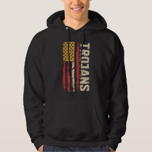 Trojans American Spirit Vintage Patriotic Hoodie