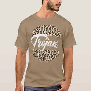 Trojans High School Mascot Sports Team Womens Troj T-Shirt