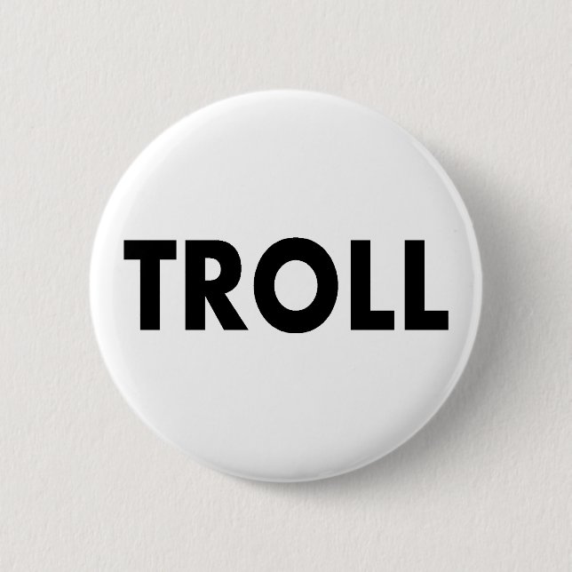 Troll 6 Cm Round Badge (Front)