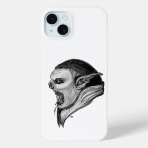 Troll Black and White Design iPhone 15 Mini Case