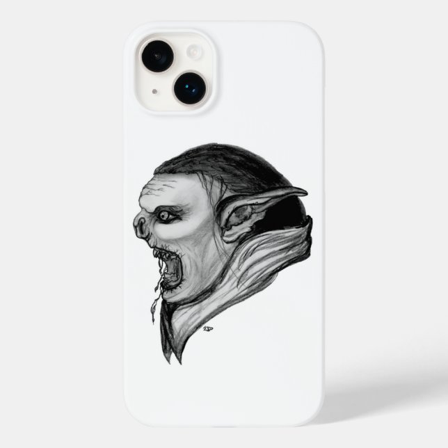 Troll black and white design Case-Mate iPhone case (Back)