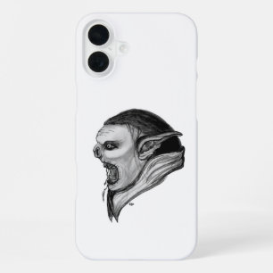 Troll Black and White Design iPhone 16 Plus Case