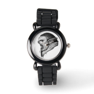 Troll - black and white design watch