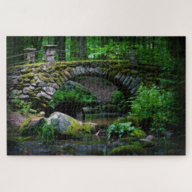 Troll Bridge in the Forest  -  20x30 Jigsaw Puzzle (Horizontal)