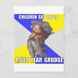Troll God Grudge Postcard