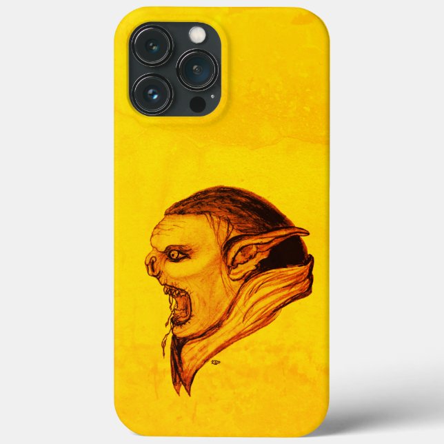 Troll in Black and Yellow Design Case-Mate iPhone Case (Back)