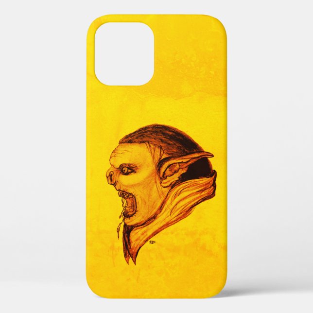 Troll in Black and Yellow Design Case-Mate iPhone Case (Back)