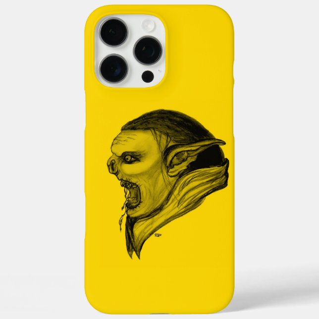 Troll schwarz gelb design Case-Mate iPhone case (Back)