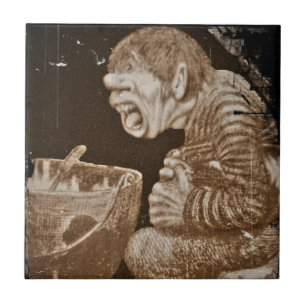 Troll with Giant Cauldron Tile