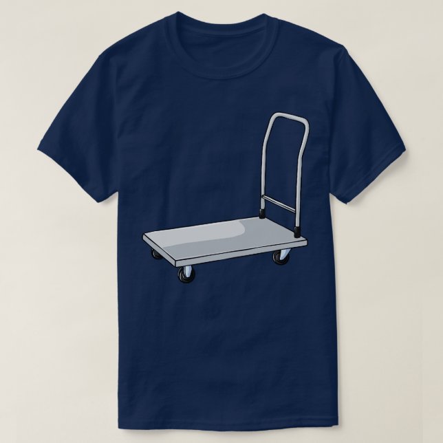 Trolley Trolleys Baggage T-Shirt (Design Front)