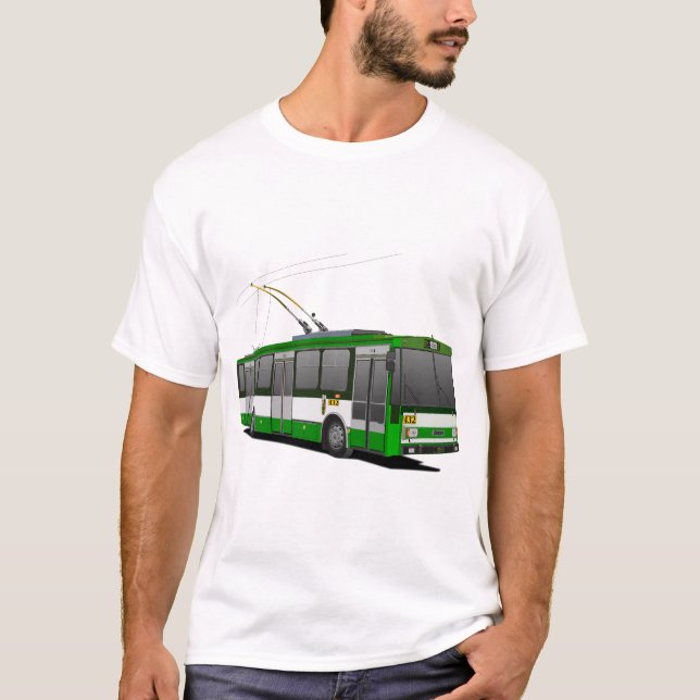 Trolleybus Škoda 14 Tr T-Shirt (Front)