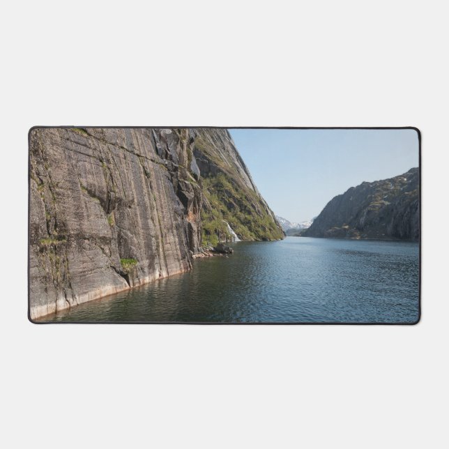 Trollfjord Lofoten Desk Mat (Front)