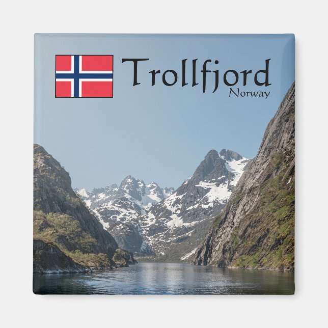 Trollfjord Lofoten Magnet (Front)
