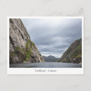 Trollfjord Lofoten Postcard