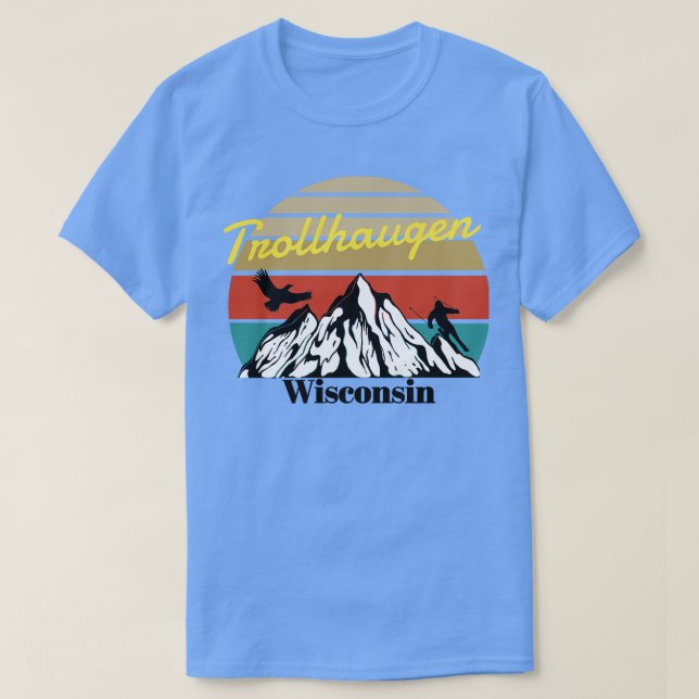Trollhaugen ski Wisconsin T-Shirt (Design Front)