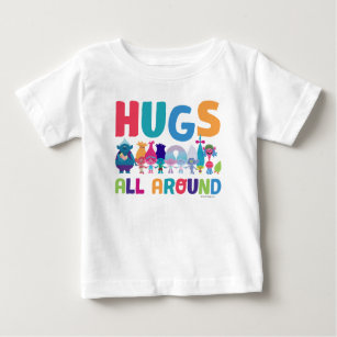 Trolls   Hugs All Around Baby T-Shirt