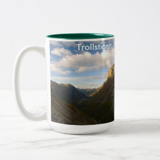 trollstigen, norway Two-Tone coffee mug