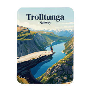 Trolltunga Norway Magnet