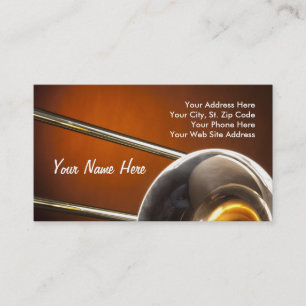 Trombone Business Card