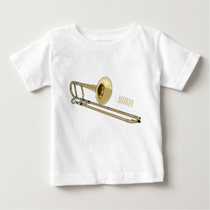 Trombone cartoon illustration baby T-Shirt