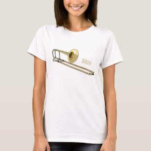 Trombone cartoon illustration T-Shirt