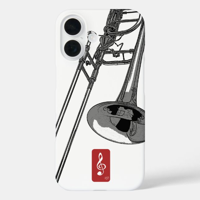Trombone Case-Mate iPhone Case (Back)
