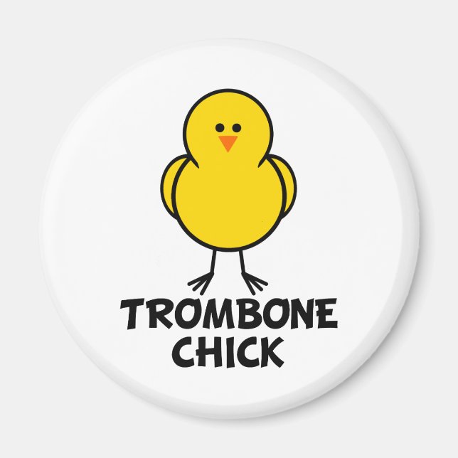 Trombone Chick Magnet (Front)