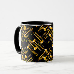 Trombone Crosshatch  Mug