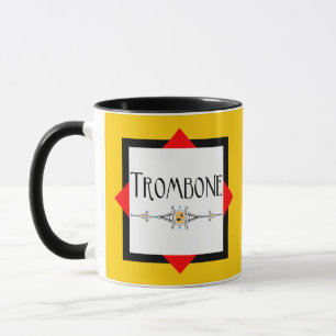 Trombone Decorative Line Mug