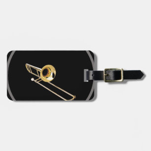 "Trombone" design gifts and products Luggage Tag