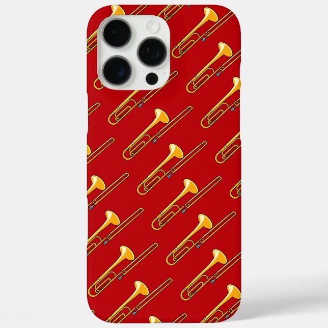 Trombone Drawing Case-Mate iPhone Case (Back)