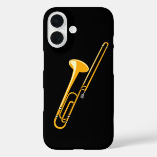 Trombone Drawing iPhone 16 Case
