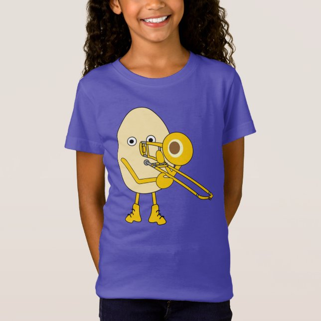 Trombone Egghead T-Shirt (Front)