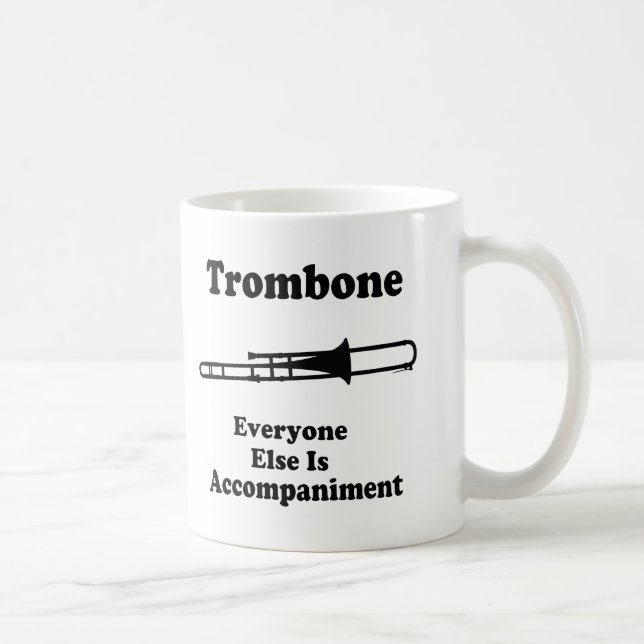 Trombone Gift Coffee Mug (Right)