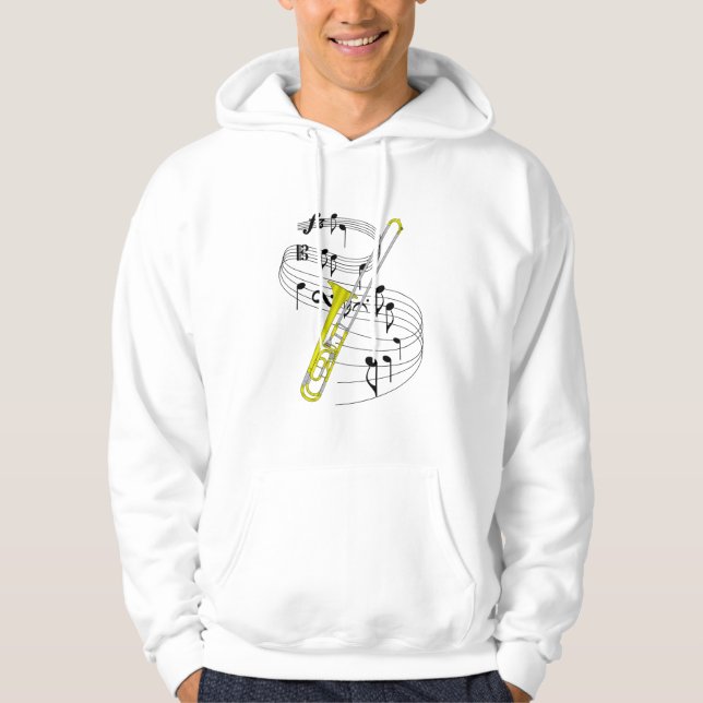 Trombone Hoodie (Front)