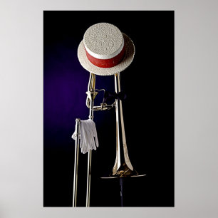 Trombone Jazz Poster