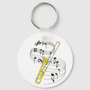 Trombone Key Ring