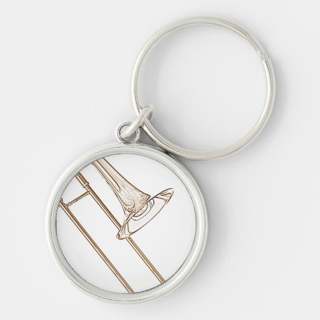 Trombone Keychain (Front)