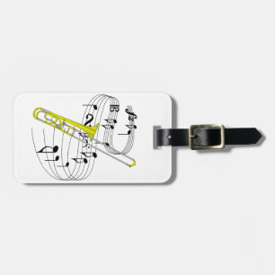 Trombone Luggage Tag