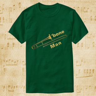 Trombone Man Humour T-Shirt
