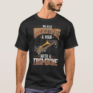 Trombone Man Trombone Player Trombonist Premium 1 T-Shirt