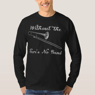 Trombone Mens Basic Long Sleeve Dark Tee