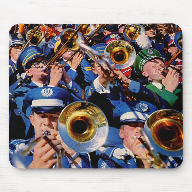 trombone mob AKA band geeks gone wild Mouse Pad (Front)